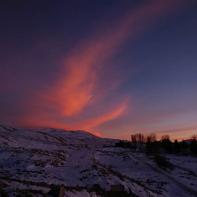 Ever wondered what silence looks like? 🌄  lg  v20  livelovelebanon ... (Qanat Bakish, Mont-Liban, Lebanon)