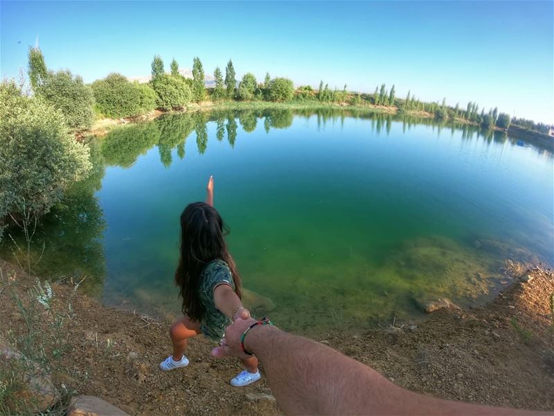 Every lake holds moving sands... .. natureonly  naturephoto ... (Lebanon)