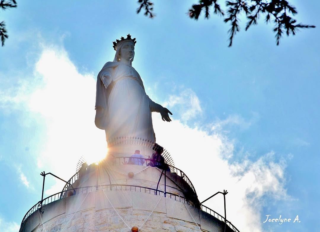 💓Everything I am you helped me to be💓   mother  ourmother  ourlady  love... (The Lady of Lebanon - Harissa)