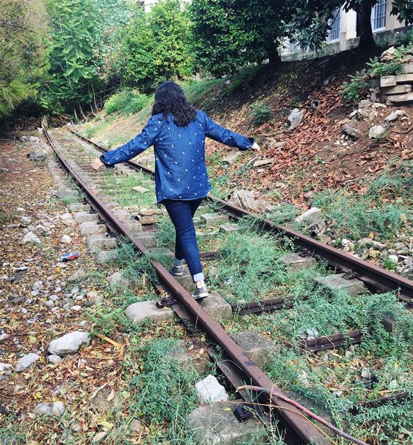 Everything in life is about balance.... trainrails  livelovejounieh ... (جونية - Jounieh)