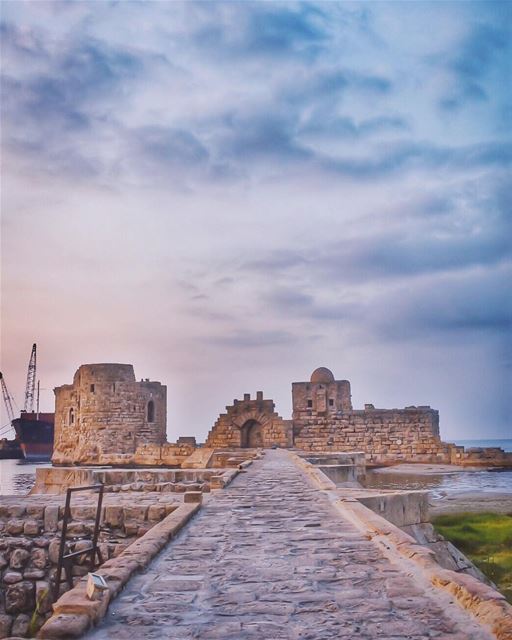 Everything that is made beautiful and fair and lovely is made for the eye... (Sidon Sea Castle)