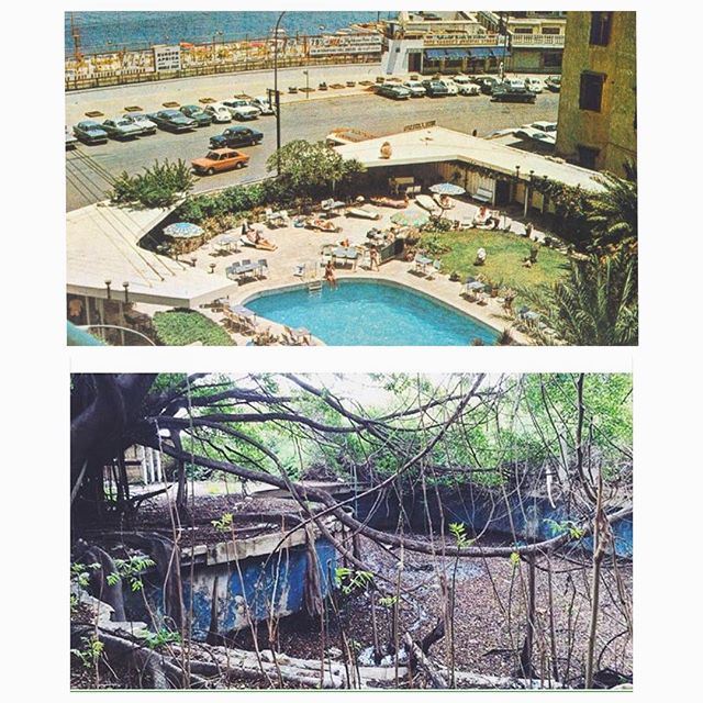 Excelsior Hotel "The Garden" , Beirut 2016 - 1973 .