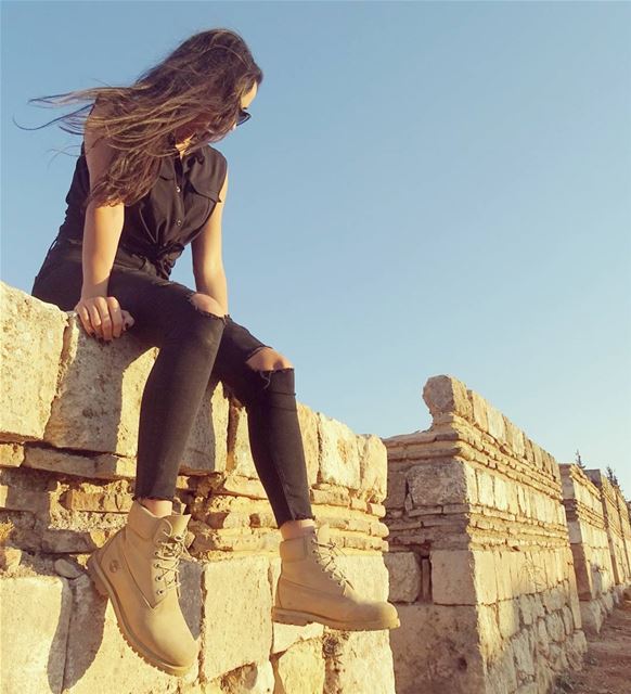 Exploring the ruins of the umayyad city of Anjar. Such a  beautiful... (`Anjar, Béqaa, Lebanon)