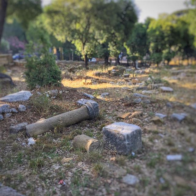 Failure is not falling down, but refusing to get up ...  Ruins  Ancient ... (Beit Meri, Mont-Liban, Lebanon)
