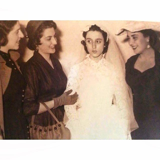 Fairuz on her wedding day 1954 .