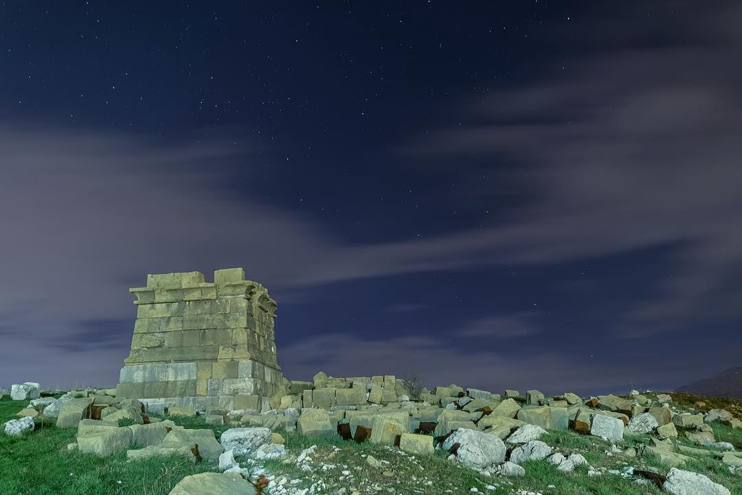 Faqra archeological site by night!••• lebanon  lebanese  landscape ... (Faqra Kfardebian)