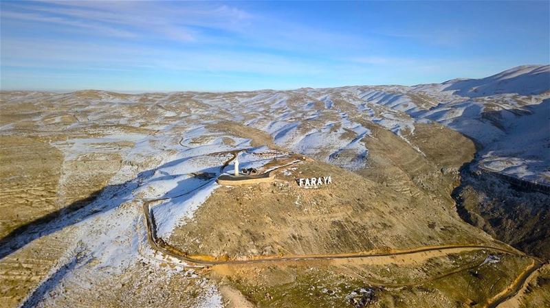  faraya  lebanon  mountains  mymavic  djimavicpro  djiglobal  snow ... (Saint Charbel-Faraya)