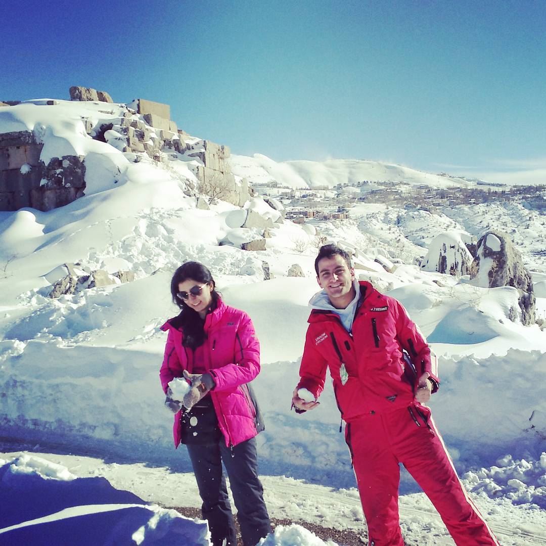  faraya snow lebanon jean ливан снег горы фарайа каникулы (Faraya)