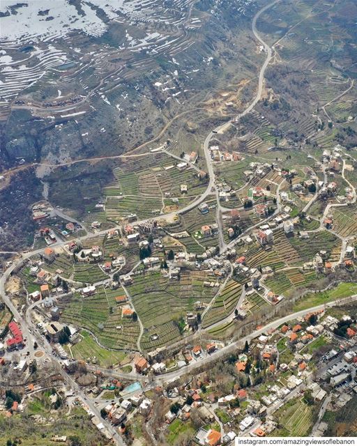 Faraya village between Kfardebian and Chabrouh(Faraya) mountains, a... (Faraya, Mont-Liban, Lebanon)