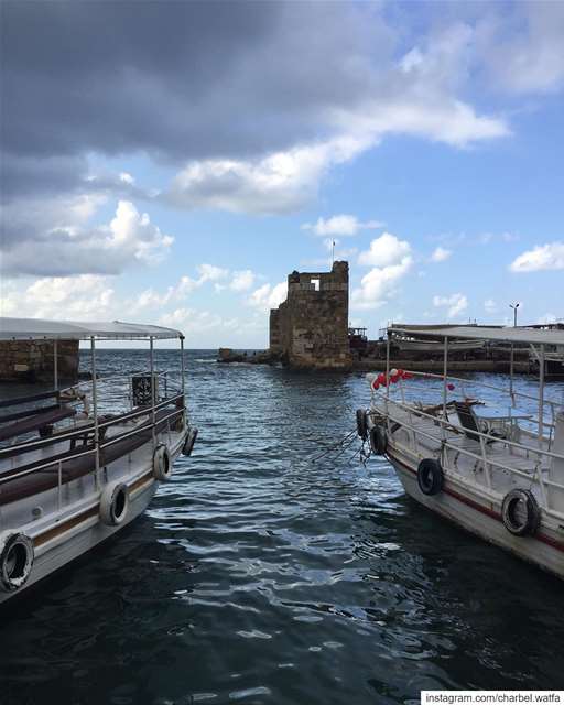 Favorite!!  sea  travel  sky  instatravel  traveling  clouds  traveler ... (Byblos - جبیل)