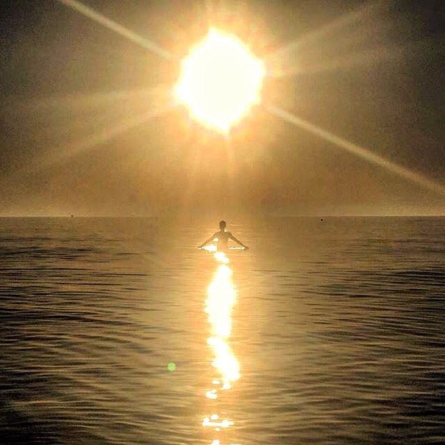 Feeling the light...