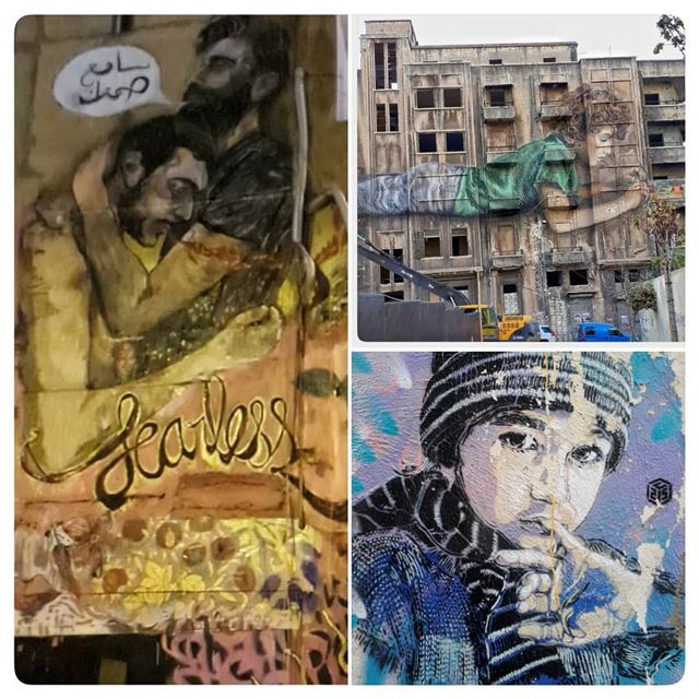 🇱🇧 Few of the best graffiti in beirut, which one do you like ?... (Beirut, Lebanon)