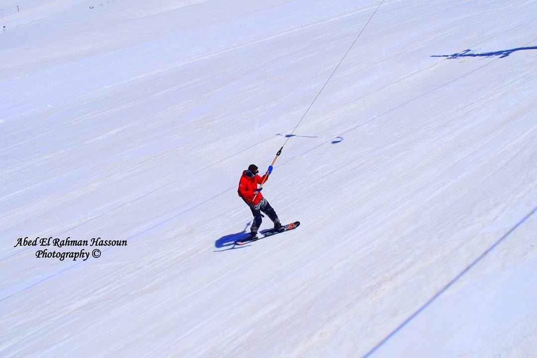 Few weeks ago! Skiing  Skii  AlArz  LiveLoveLebanon   LiveLoveBsharre ... (Téléskis des Cèdres - Cedars Ski Resort - Arz)