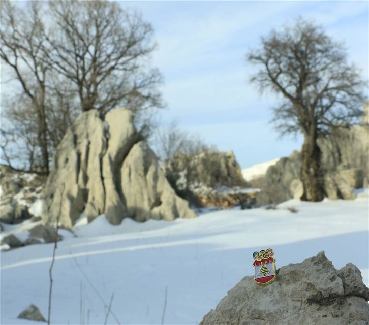 Fifteen days to go for Pyeongchang Winter Olympic Games... Lebanese... (Faqra scenes)