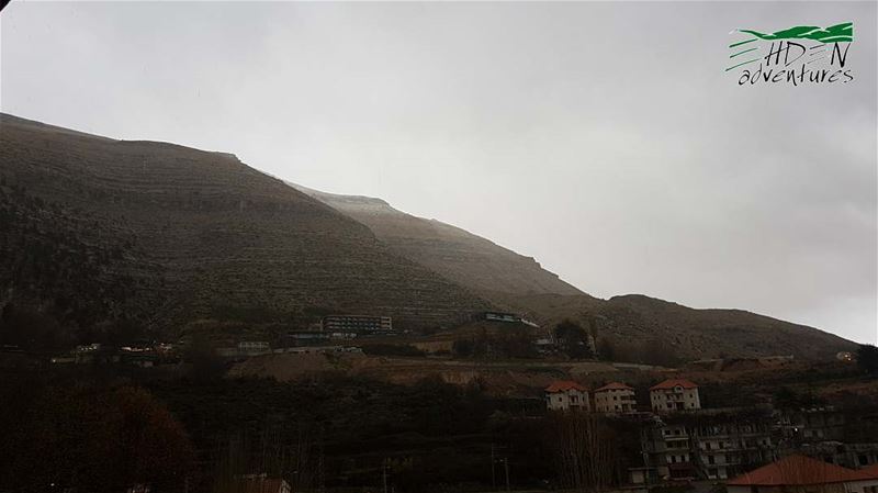 Finally some snow  at 2000m  snow  ehden  lebanon ... (Ehden, Lebanon)