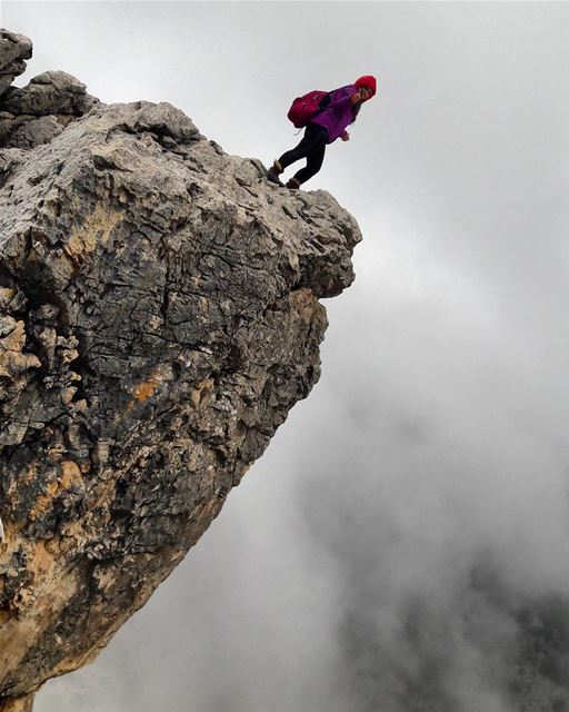 Find a beautiful place and get lost  hiking  climbing  snowhike  topview ... (Ehmej, Mont-Liban, Lebanon)