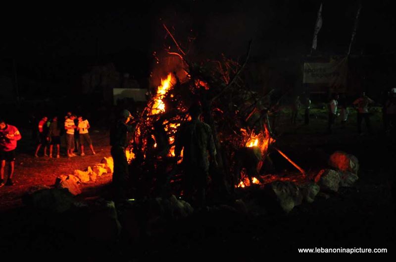 Fire bush - Laqlouq Cedars Army Marathon 2012