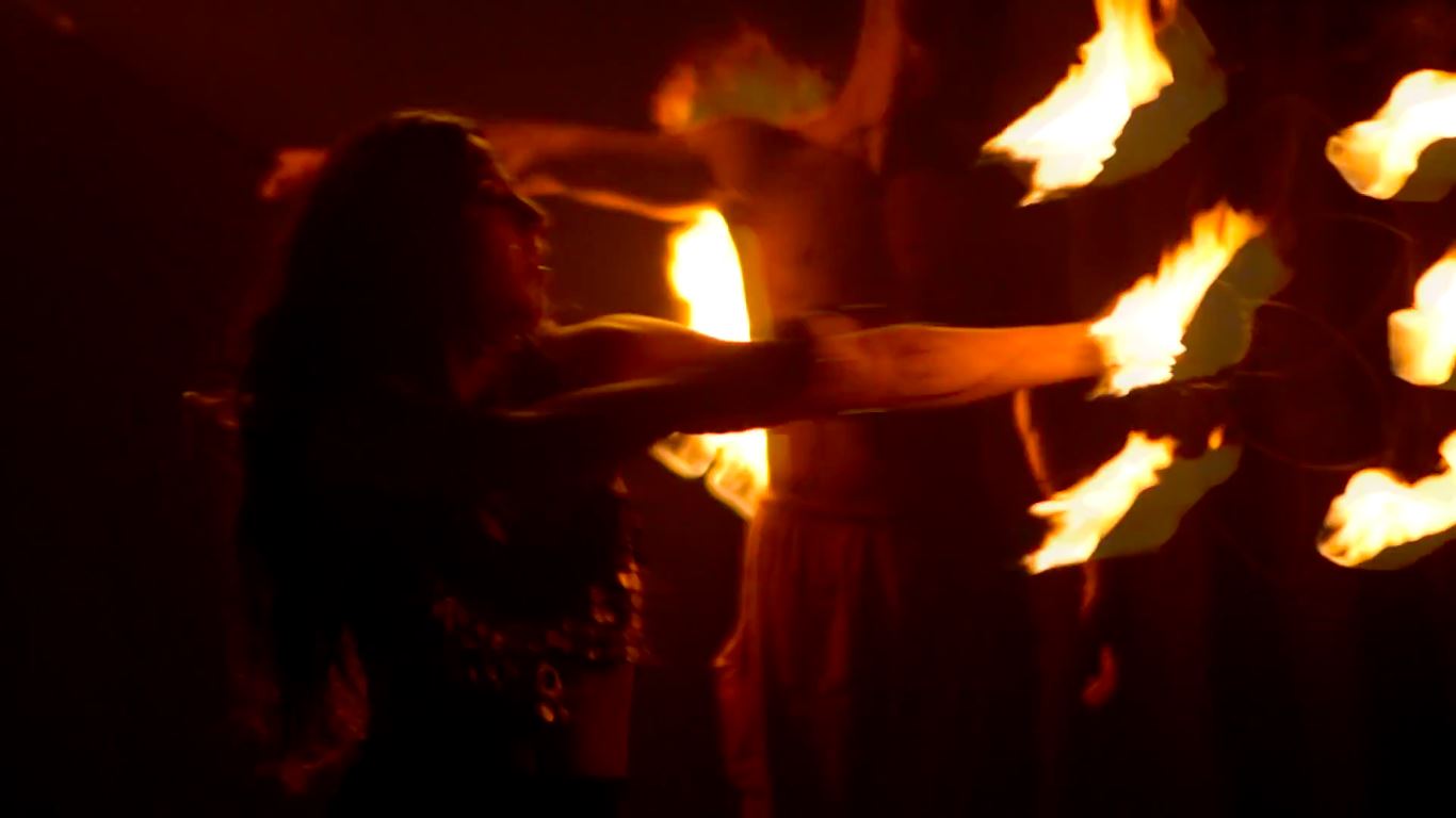 Fire Dancers @ The Palace Beirut; Photo by Tony Wahby 