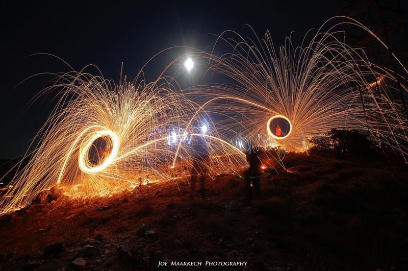 Fire In Shape!  lebanon  lebanese  fire  moon  creativity  creative ...