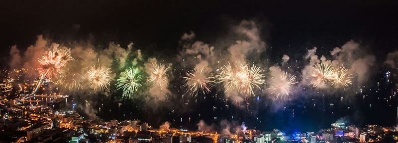 Fireworks at Jounieh Festival 2015