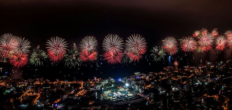 Fireworks at Jounieh Festival 2015