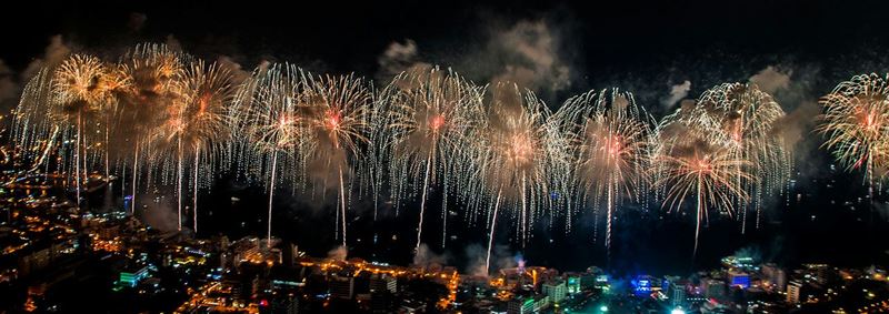 Fireworks at Jounieh Festival 2015