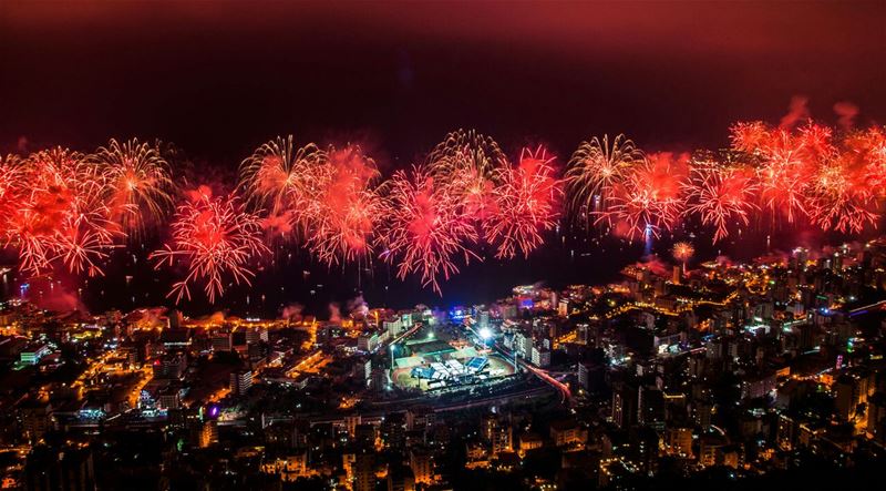 Fireworks at Jounieh Festival 2015