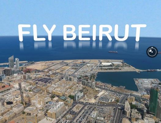 First Aerial 360° view above Beirut