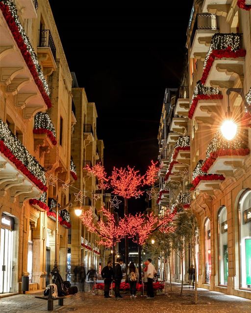 .First Christmas decorations | Downtown of Beirut this evening | Good... (Downtown, Beirut, Lebanon)