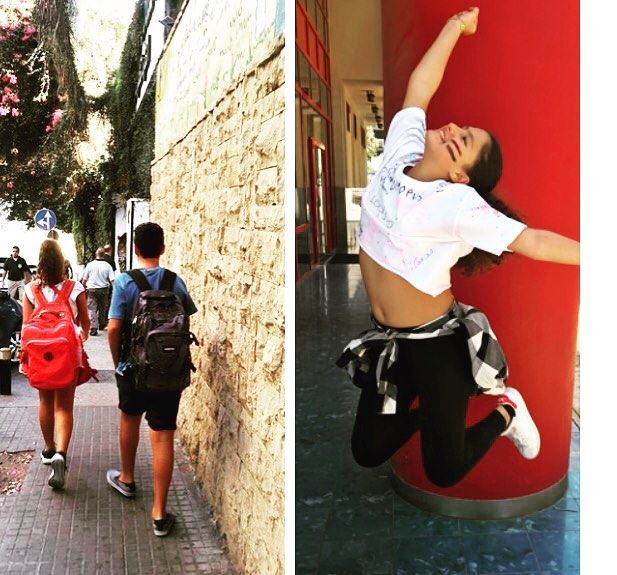 First day and last day of school 😝 lastdayofschool  happyvacation ... (IC Campus - Ras Beirut)