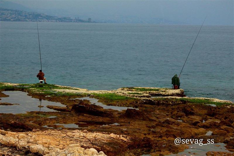  fisherman  fishing  beach  sea  seaside  waves  hunting  blue  blueocean ... (Amchit)