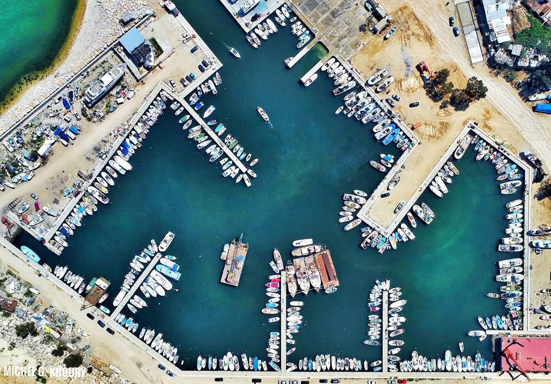 Fisherman Port 🐋 AboveLebanon  Lebanon  LiveLoveBeirut  flybeirut  DJI ...