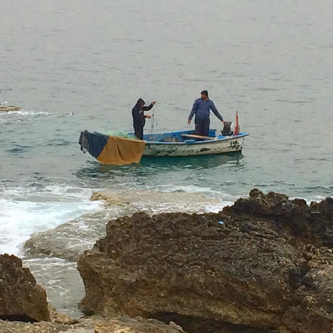 Fishing's not just a sport. It's a way of life. fishing  fisherman  net ... (Manara Beirut)