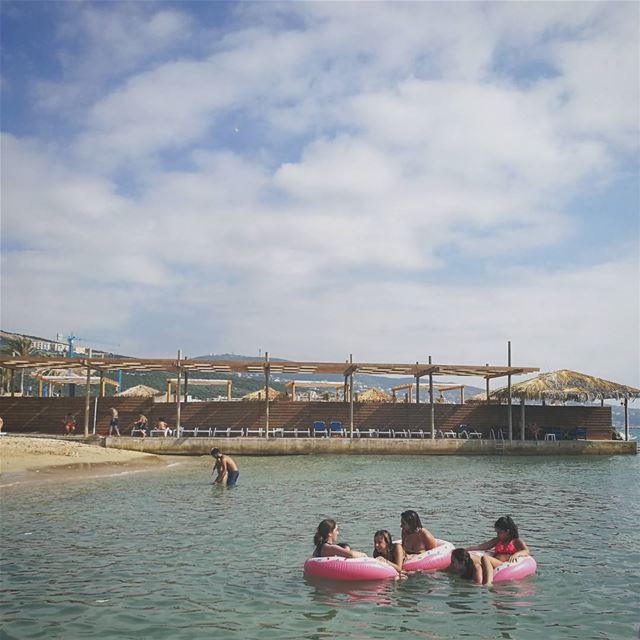 Floating in pink -  ichalhoub in  Batroun north  Lebanon /  ig_lebanon ...