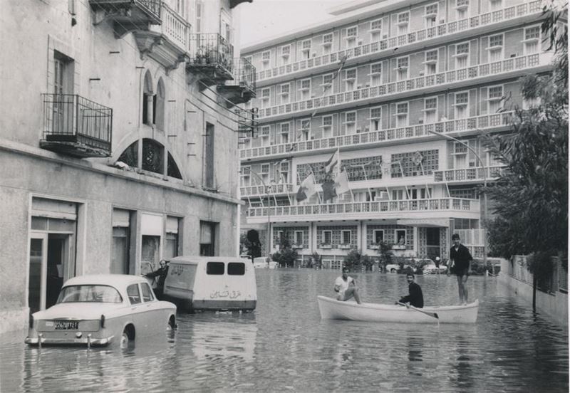 Flooding near Hotel St. George  1965