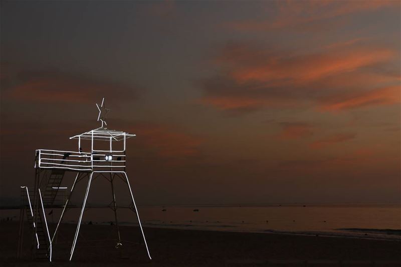  fluorescent  baywatch in  beirut  publicbeach  wowstagram  lebanese ... (Ramlat Al Bayda', Beyrouth, Lebanon)