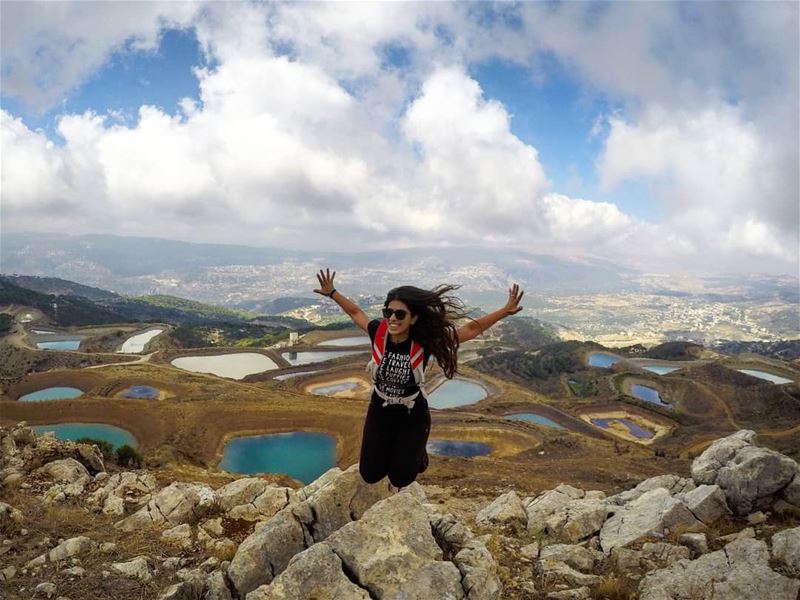  Fly Above The Negativity To Float In The Wisdom Of  Positivity 💙 Jump ... (Falougha, Mont-Liban, Lebanon)