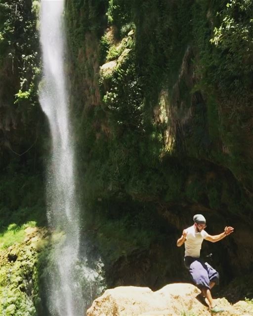 Fly around !  nature  waterfall  hiking  camplife  saytrees  jump ...