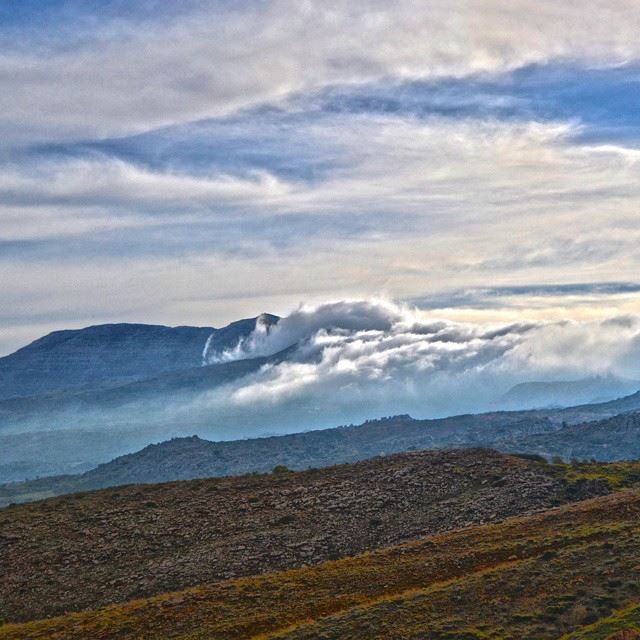 Fog descending to Bekaa ValleyCamera : NIKON D3200HDR...