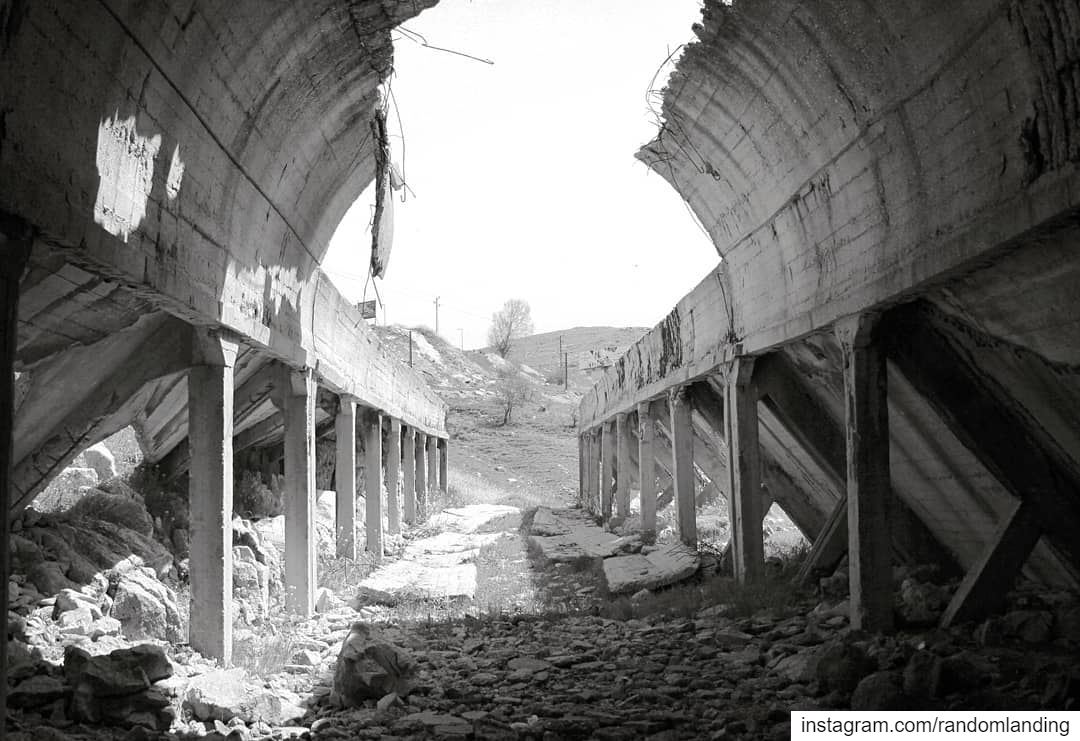 Follow the path of the broken tunnelThrough the mountain railroadWhere... (Dahr El Baïdar, Mont-Liban, Lebanon)