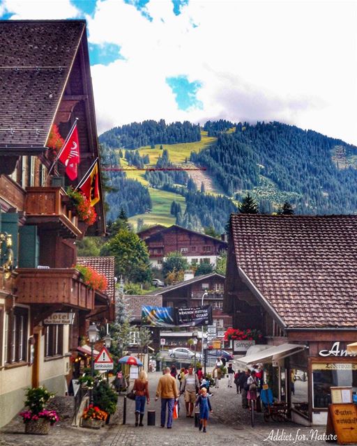 Follow your bliss ....... swissvillage  beautifulneighborhood ... (Gstaad)