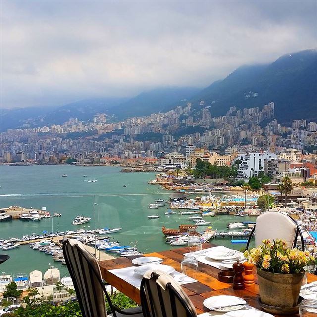 Food tastes better when you eat it with a view.La creperie Jounieh  ... (La Crêperie)