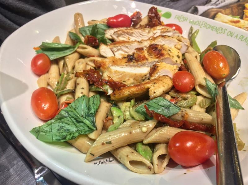  foodie  zaatarwzeit  pastasalad  liveloveeat  tasteandflavors ... (Zaatar W Zeit)