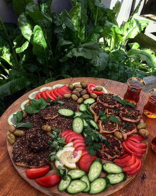 For many reasons, breakfast in the garden has its own way of adding... (Beirut, Lebanon)