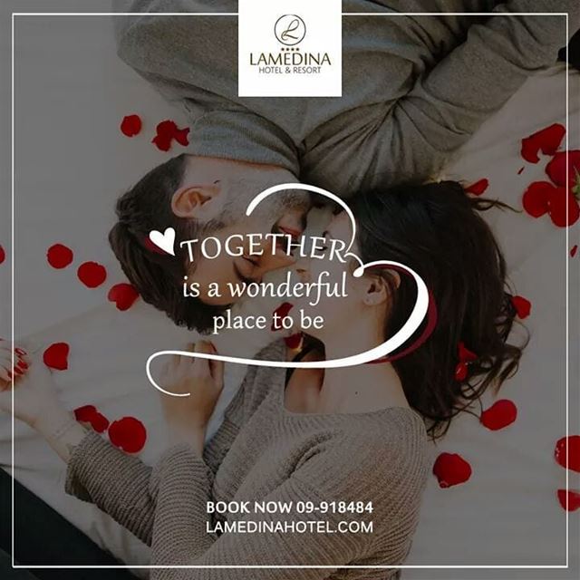 For room booking inquiries, call us on 09-918484  LAMEDINAHOTEL  valentine... (Joünié)