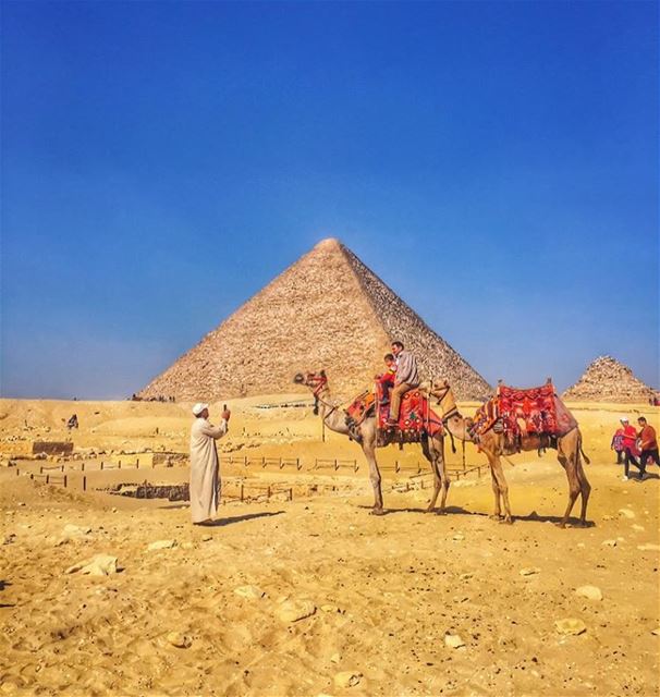 For the love of  photography 😊💙_______________________________________... (The Pyramids of Giza)