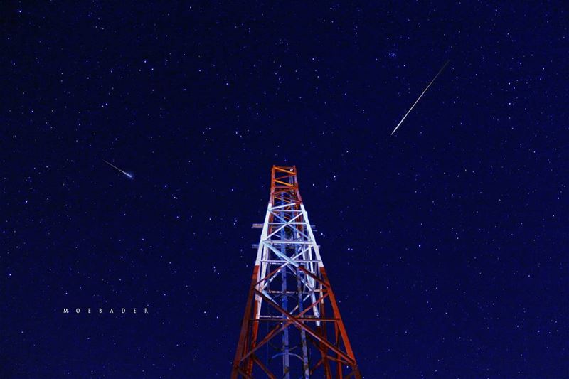 •forget your troubles for a moment and look at the sky• • 🌌🌃  landscape ... (Qana Al Jalil Sour)