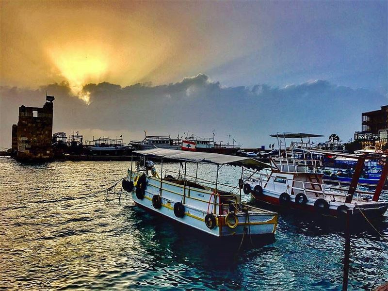 Fortress and the sea  byblos  history  phoenician  port  city ... (Byblos, Lebanon)