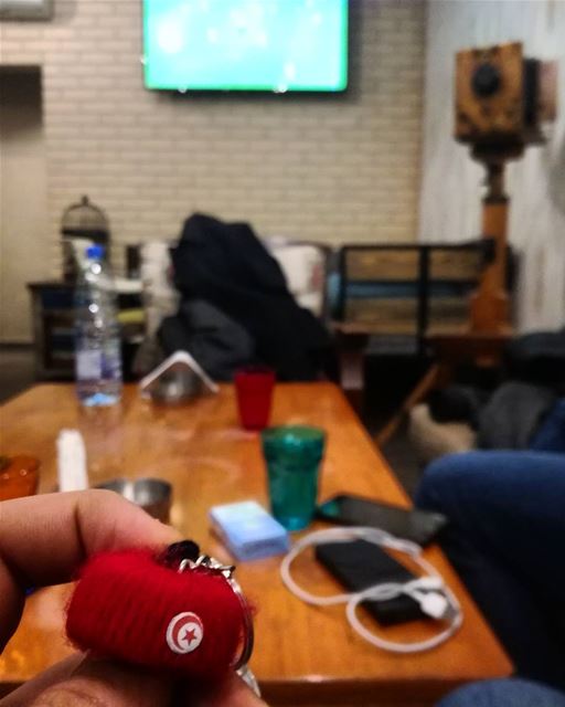  Forzaaa  Tunisia 🇹🇳  Football  Match  Watching  Can2k17  Encourage ... (Hamra street , Beirut - شارع الحمرا ، بيروت)