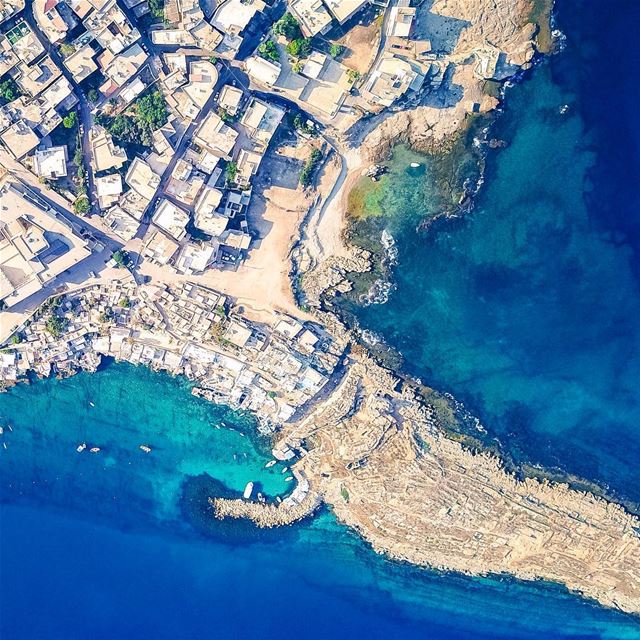 🇱🇧 Foto do @rabz84 capturada por um drone sobre a costa de  Anfeh. É com... (Anfeh, Lebanon)